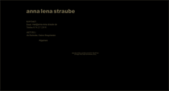 Desktop Screenshot of anna-lena-straube.de